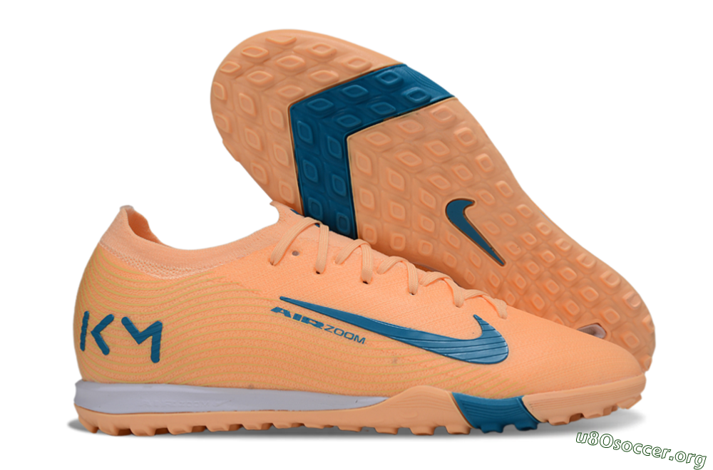 Nike Air Zoom Mercurial Vapor 16 Elite TF Football Shoes - Pink/Blue/White 2