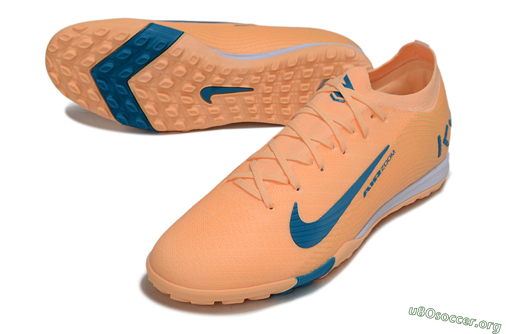 Nike Air Zoom Mercurial Vapor 16 Elite TF Football Shoes - Pink/Blue/White 0