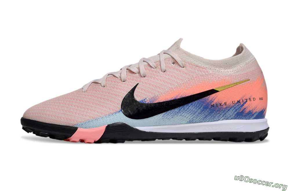 Nike Air Zoom Mercurial Vapor 16 Elite TF Football Shoes - Pink/Black/Red 3