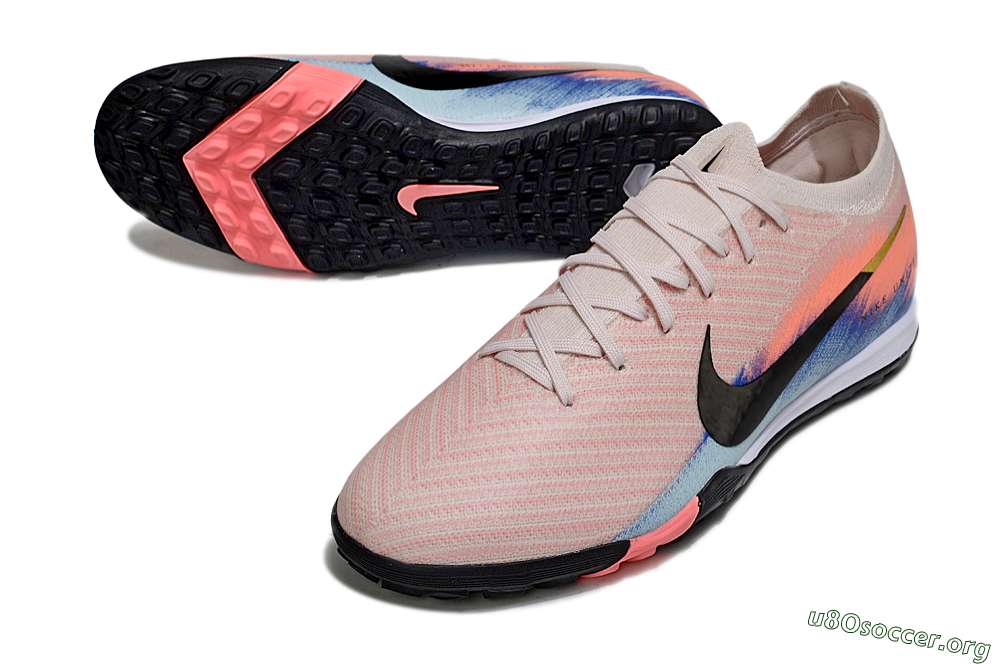 Nike Air Zoom Mercurial Vapor 16 Elite TF Football Shoes - Pink/Black/Red 0