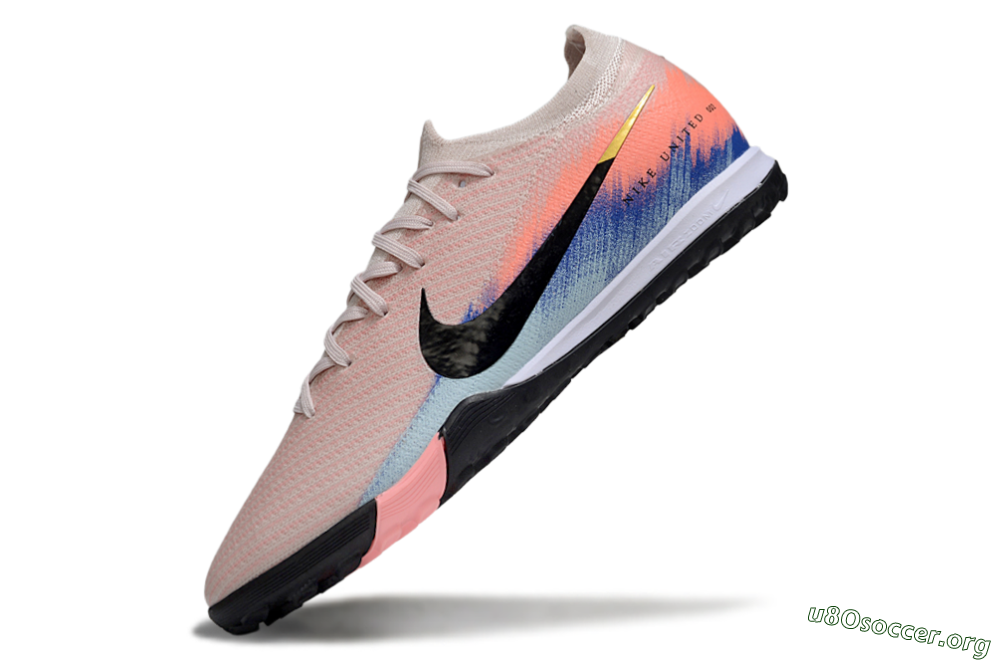 Nike Air Zoom Mercurial Vapor 16 Elite TF Football Shoes - Pink/Black/Red 5