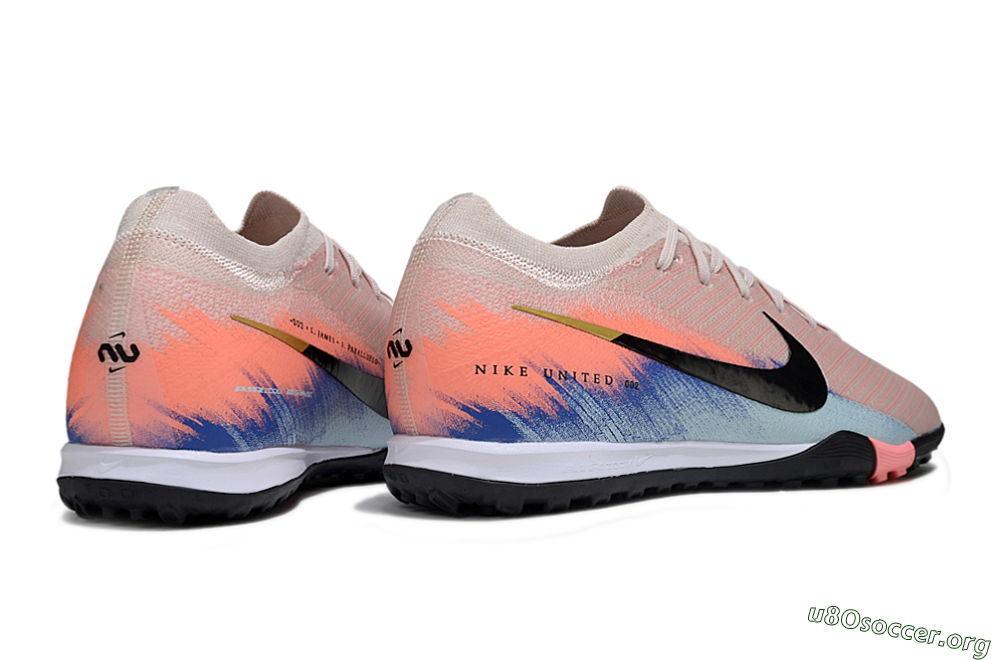 Nike Air Zoom Mercurial Vapor 16 Elite TF Football Shoes - Pink/Black/Red 6