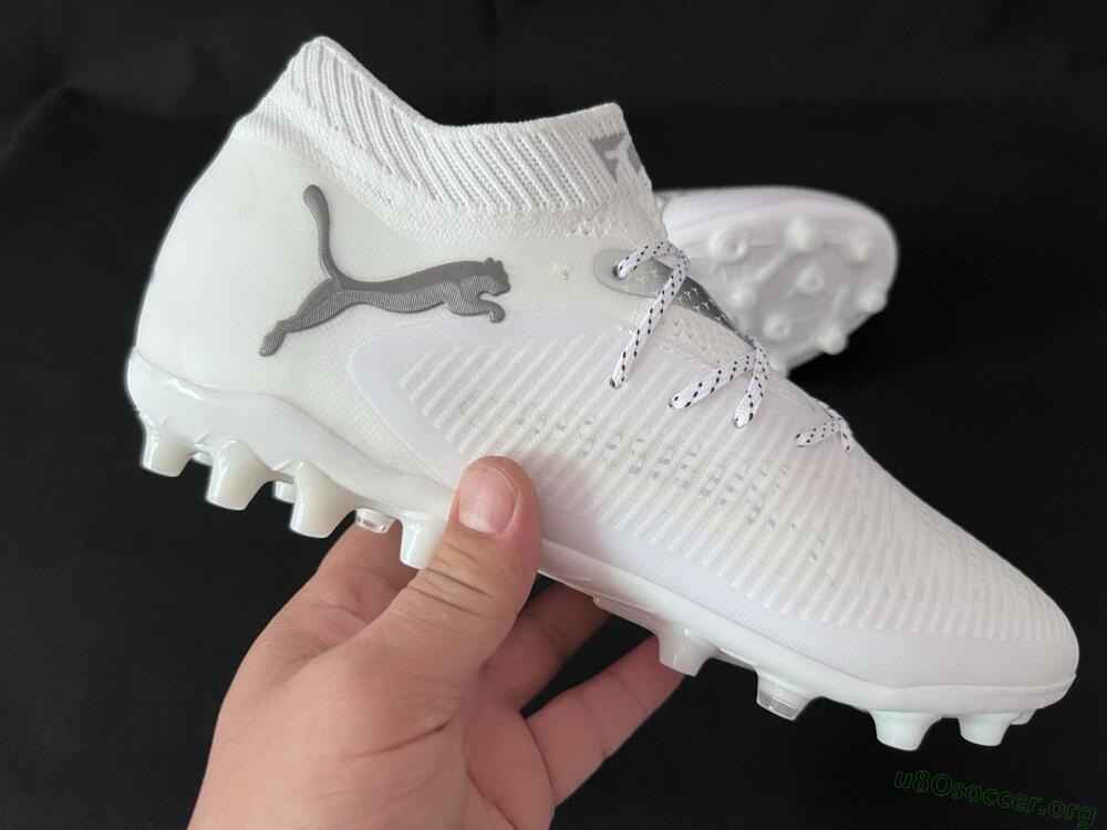 Puma Future 8 Ultimate AG Football Boots - Beige/Black/White