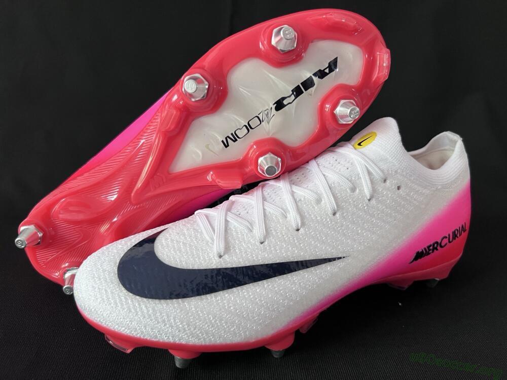 Nike Air Zoom Mercurial Vapor 16 Elite SG Football Boots - White/Black/Red