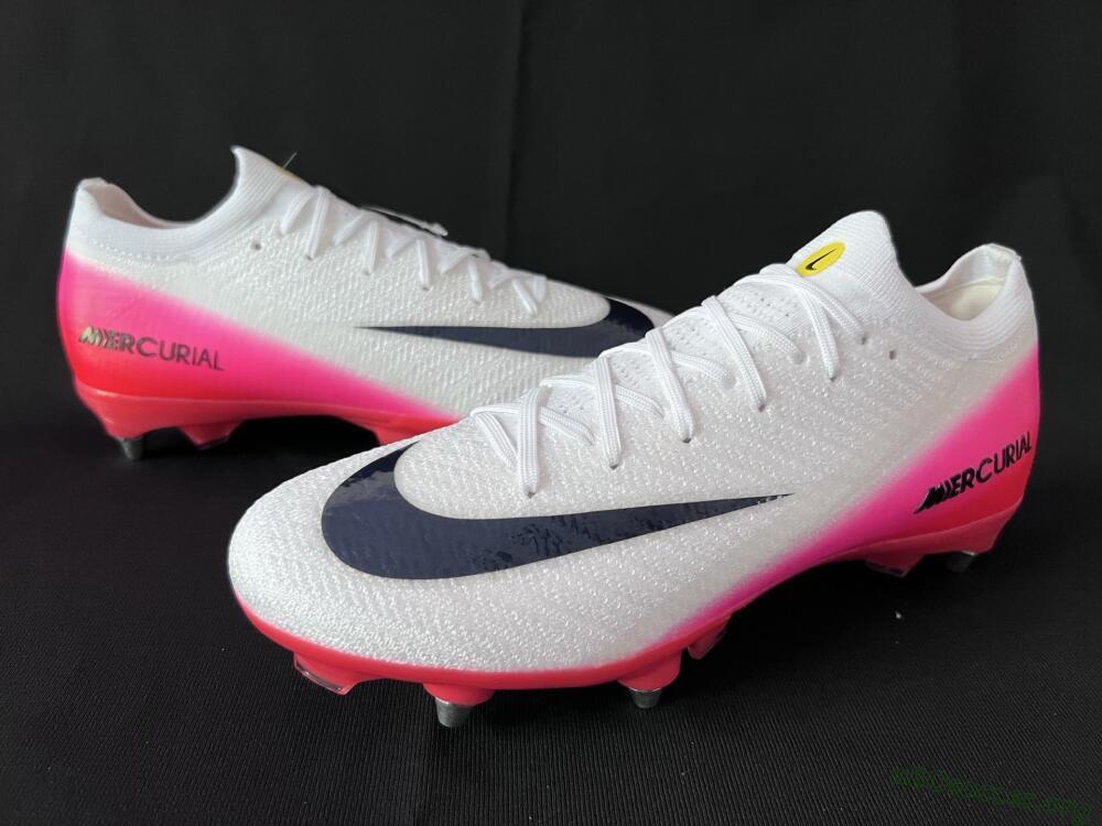 Nike Air Zoom Mercurial Vapor 16 Elite SG Football Boots - White/Black/Red