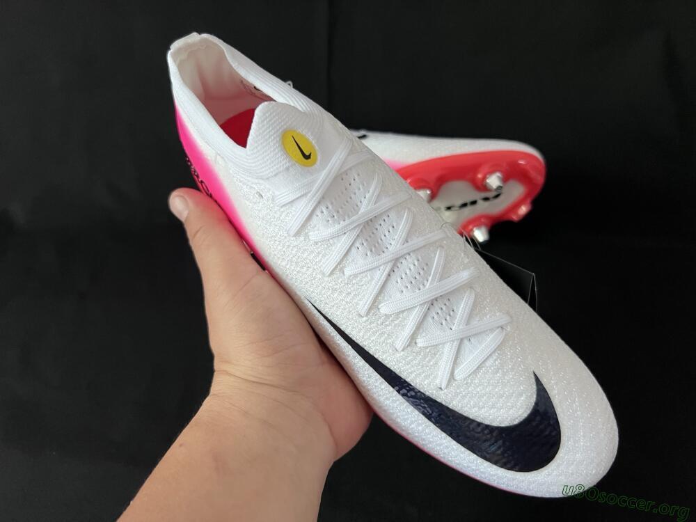 Nike Air Zoom Mercurial Vapor 16 Elite SG Football Boots - White/Black/Red