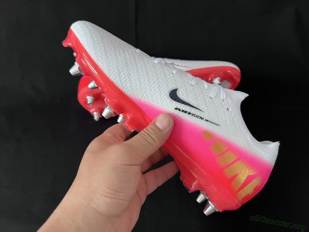 Nike Air Zoom Mercurial Vapor 16 Elite SG Football Boots - White/Black/Red