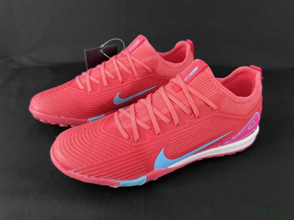 Nike Air Zoom Mercurial Vapor 16 Pro TF Football Shoes - Red/Jade/Pink