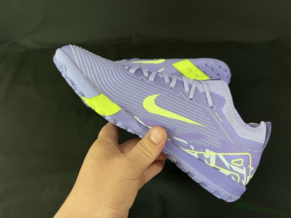 Nike Air Zoom Mercurial Vapor 16 Pro TF Football Shoes - Purple/Yellow/White