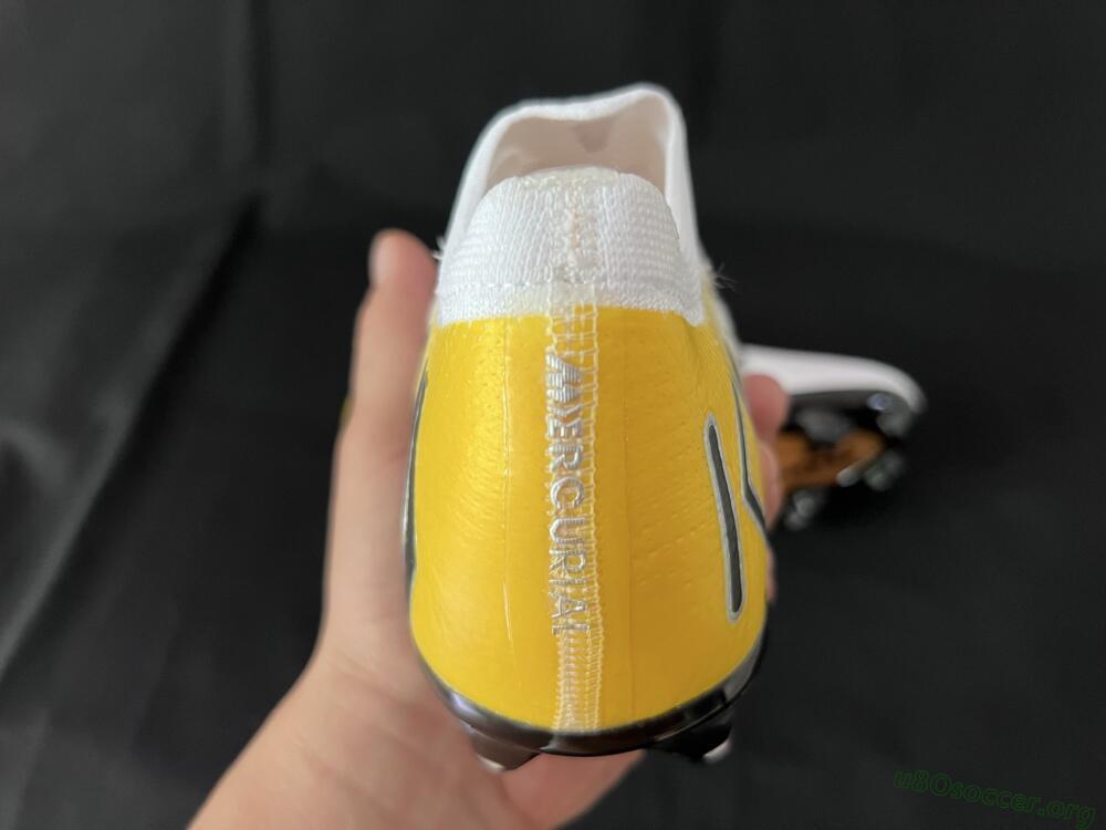 KM x Nike Air Zoom Mercurial Vapor 16 Elite FG Football Boots - White/Black/Yellow