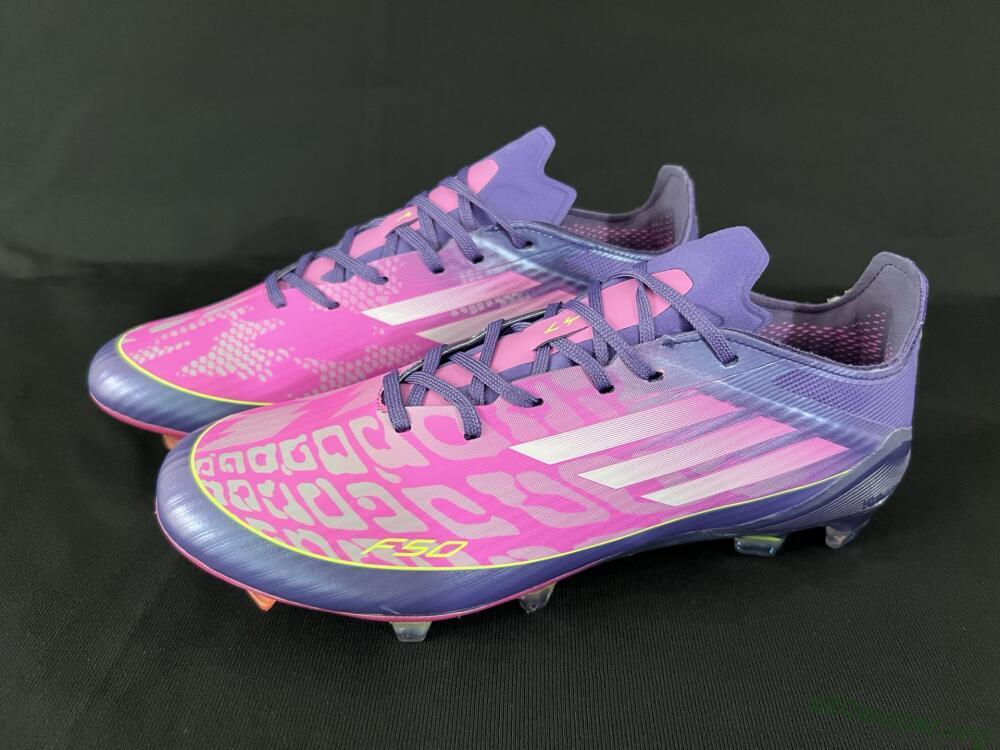 Adidas F50 Elite FG Football Boots - Pink/Purple/Yellow