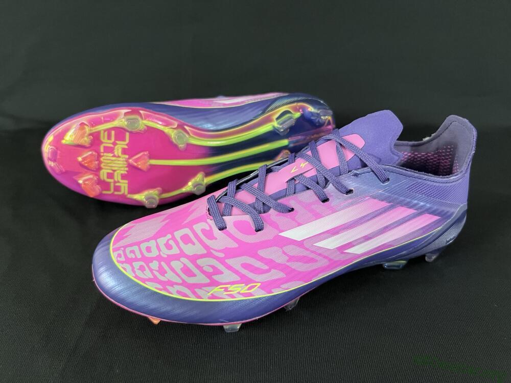 Adidas F50 Elite FG Football Boots - Pink/Purple/Yellow
