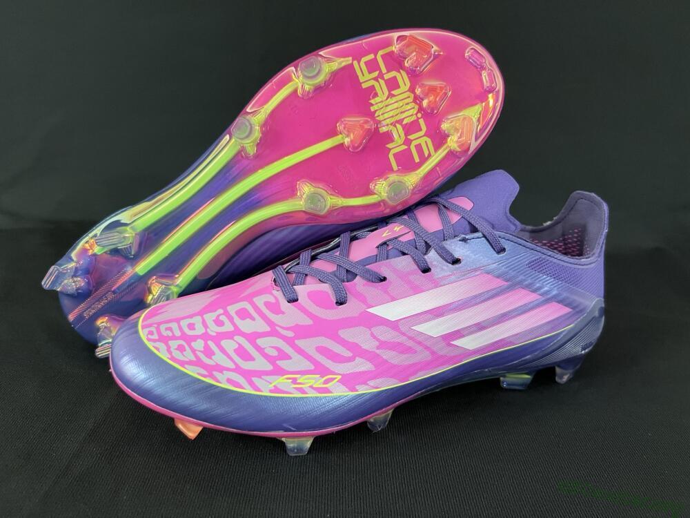 Adidas F50 Elite FG Football Boots - Pink/Purple/Yellow