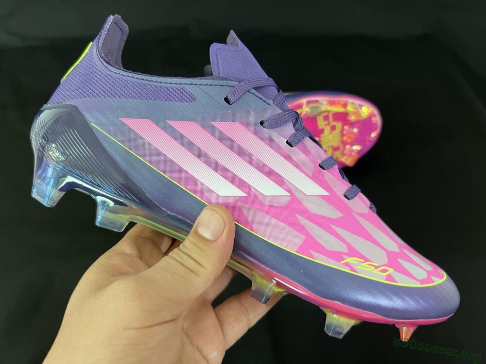 Adidas F50 Elite FG Football Boots - Pink/Purple/Yellow