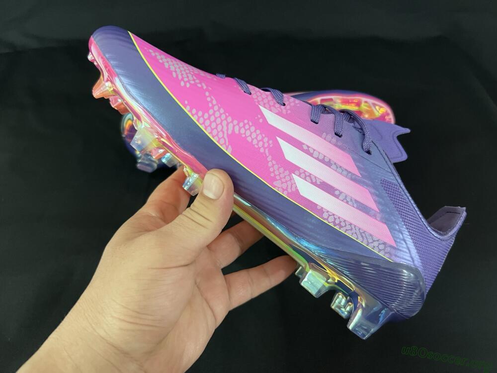 Adidas F50 Elite FG Football Boots - Pink/Purple/Yellow