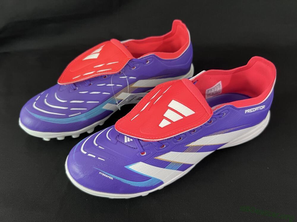 Adidas Predator Elite Foldover Tongue TF Football Shoes - Blue/White/Red