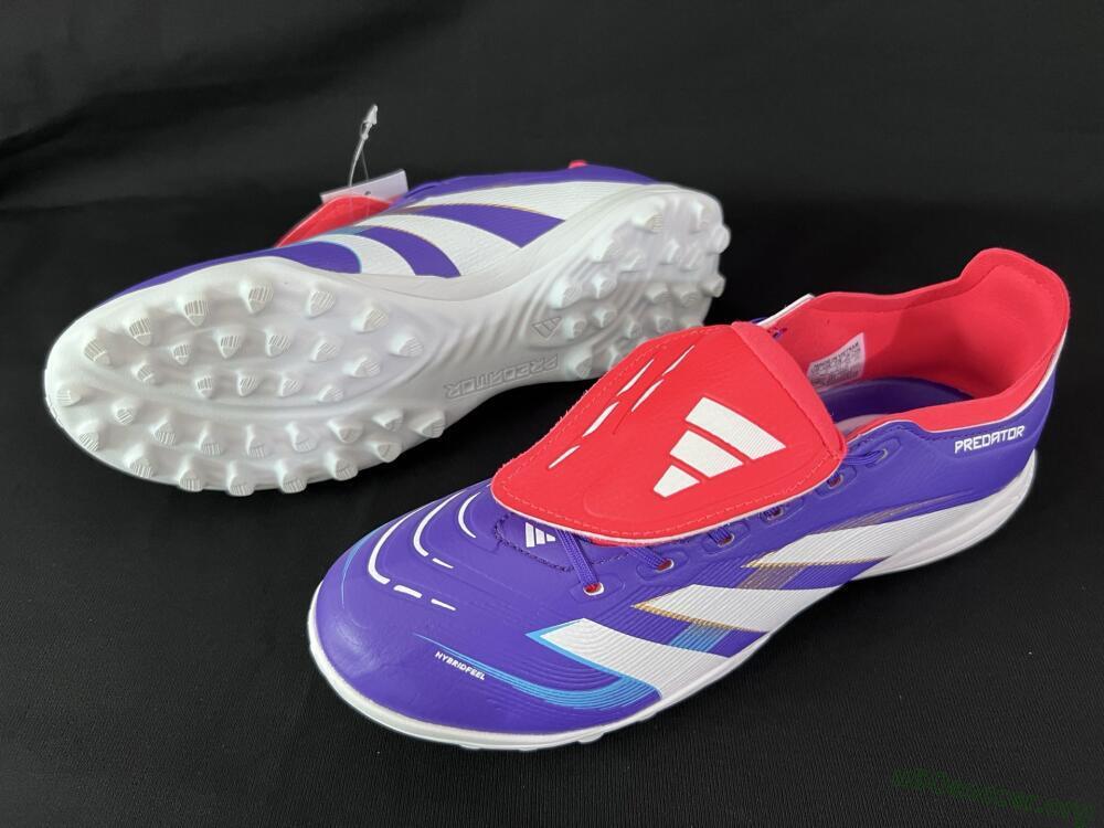 Adidas Predator Elite Foldover Tongue TF Football Shoes - Blue/White/Red