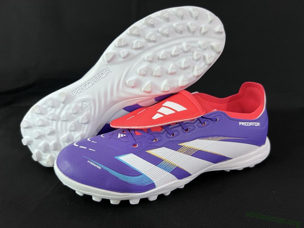 Adidas Predator Elite Foldover Tongue TF Football Shoes - Blue/White/Red