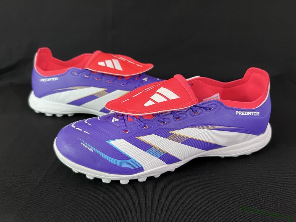 Adidas Predator Elite Foldover Tongue TF Football Shoes - Blue/White/Red