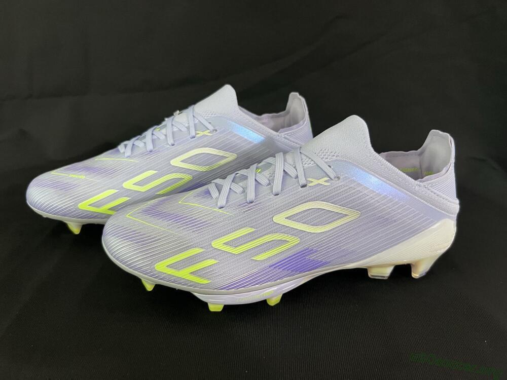Adidas F50+ Elite Lightstrike Pro FG Football Boots - Purple/Yellow/White