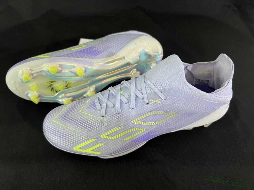 Adidas F50+ Elite Lightstrike Pro FG Football Boots - Purple/Yellow/White