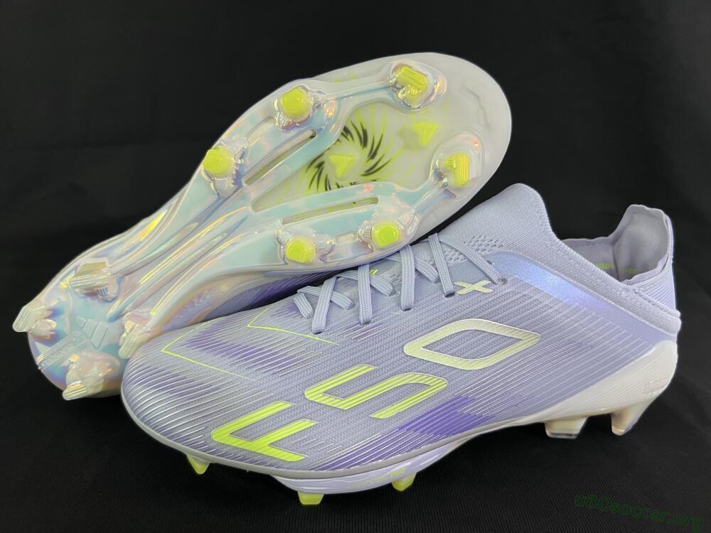 Adidas F50+ Elite Lightstrike Pro FG Football Boots - Purple/Yellow/White