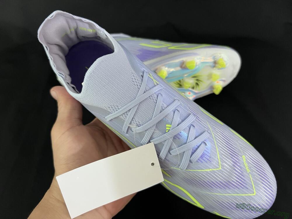 Adidas F50+ Elite Lightstrike Pro FG Football Boots - Purple/Yellow/White