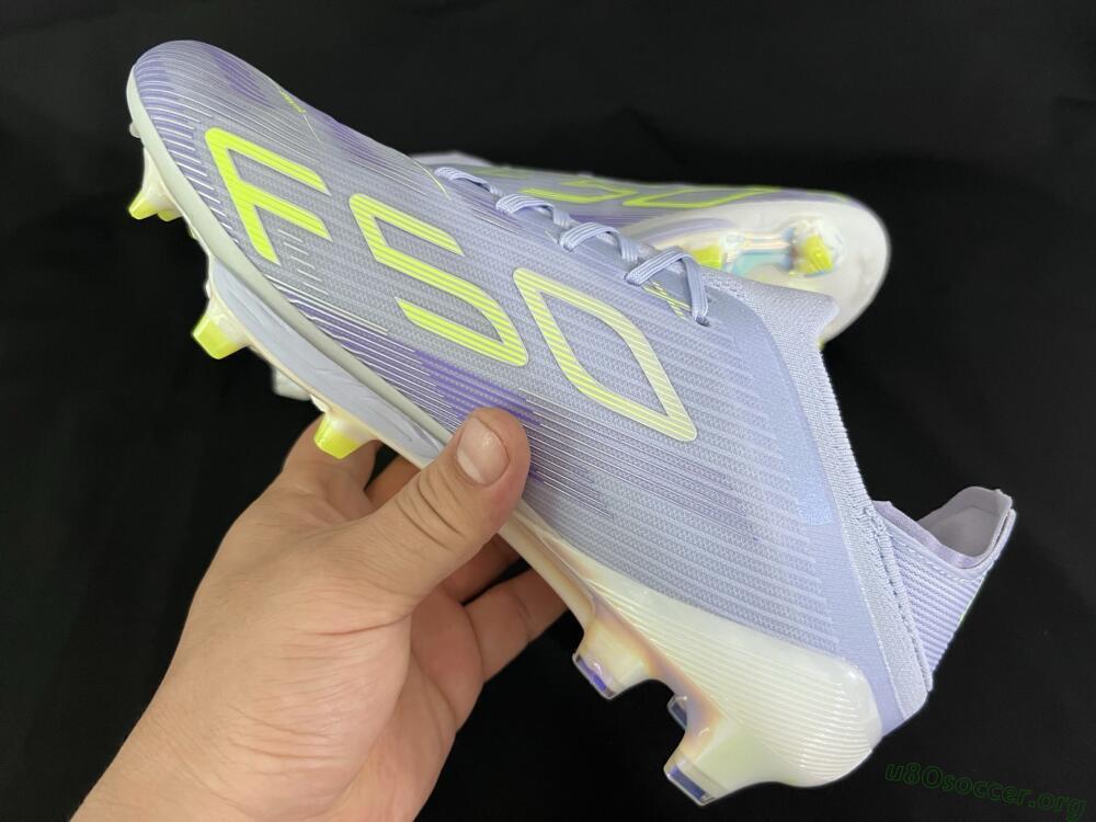 Adidas F50+ Elite Lightstrike Pro FG Football Boots - Purple/Yellow/White