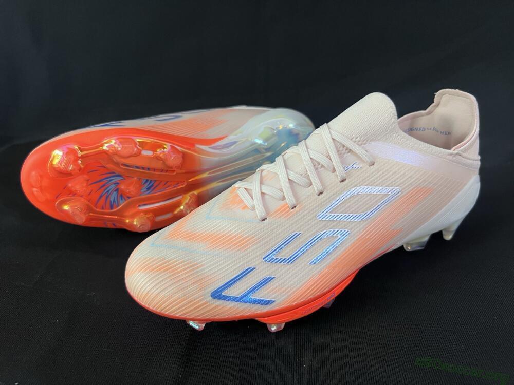 Adidas F50+ Lightstrike Pro Laceless FG Football Boots - Red/Blue/White