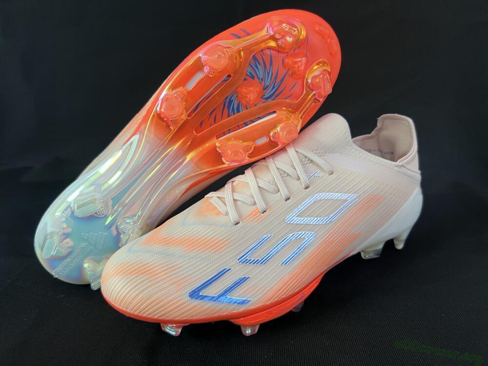 Adidas F50+ Lightstrike Pro Laceless FG Football Boots - Red/Blue/White