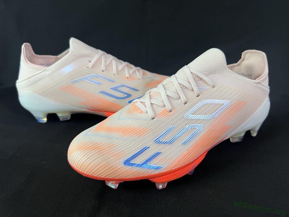 Adidas F50+ Lightstrike Pro Laceless FG Football Boots - Red/Blue/White