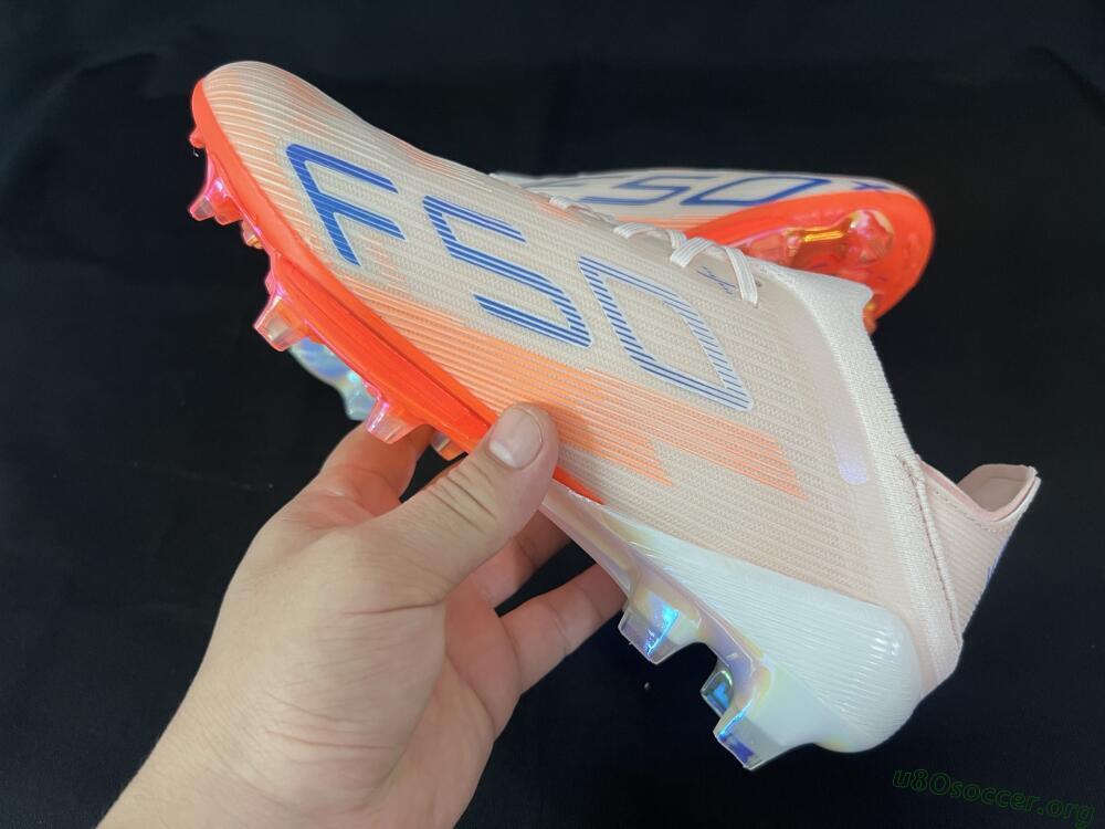 Adidas F50+ Lightstrike Pro Laceless FG Football Boots - Red/Blue/White
