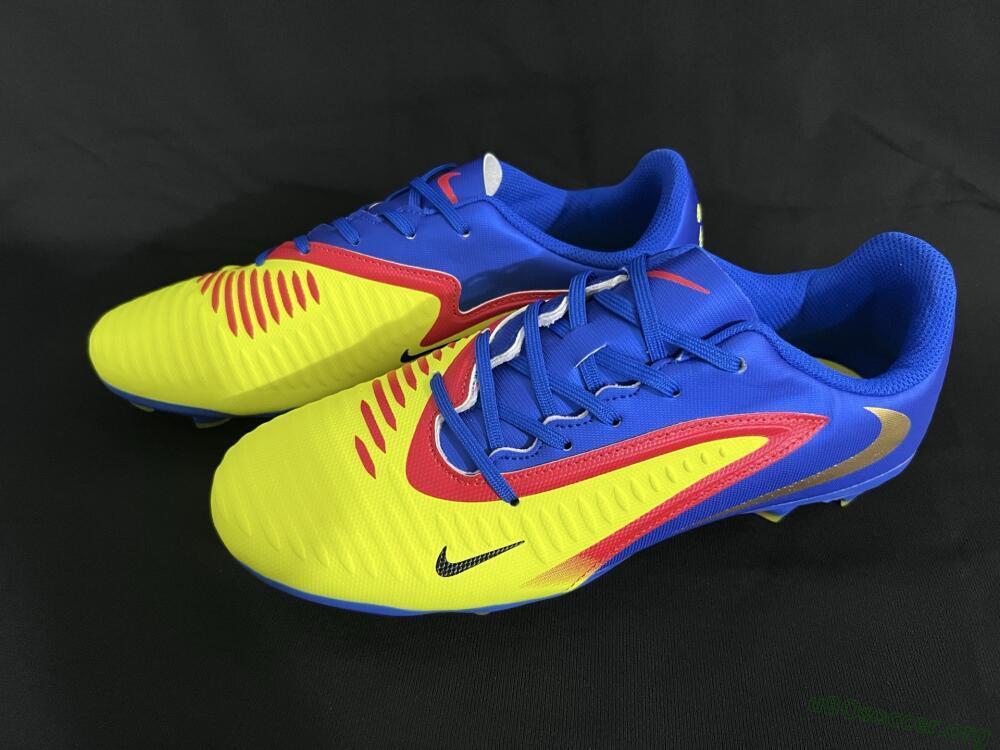 Nike Phantom 6 Elite Low FG Football Boots - Yellow/Blue/Gold