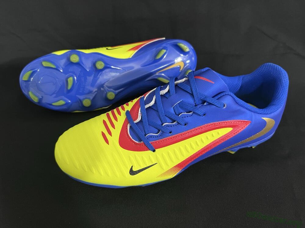 Nike Phantom 6 Elite Low FG Football Boots - Yellow/Blue/Gold