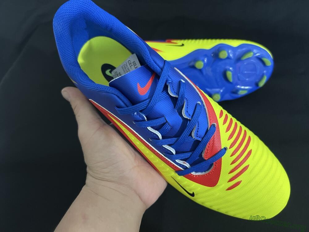 Nike Phantom 6 Elite Low FG Football Boots - Yellow/Blue/Gold