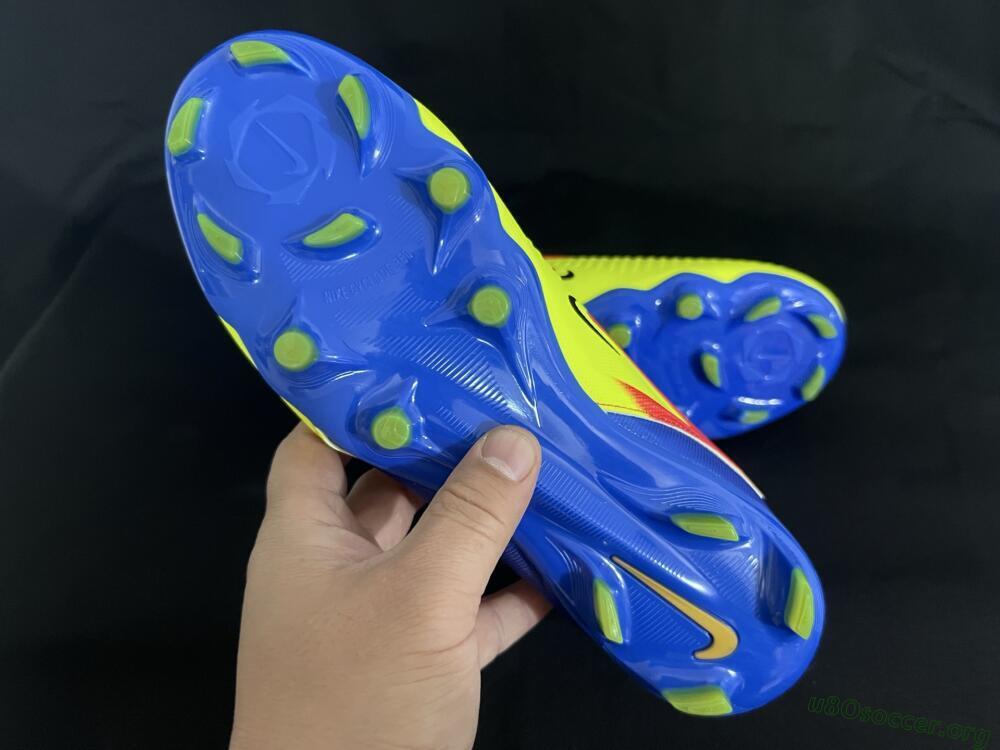 Nike Phantom 6 Elite Low FG Football Boots - Yellow/Blue/Gold