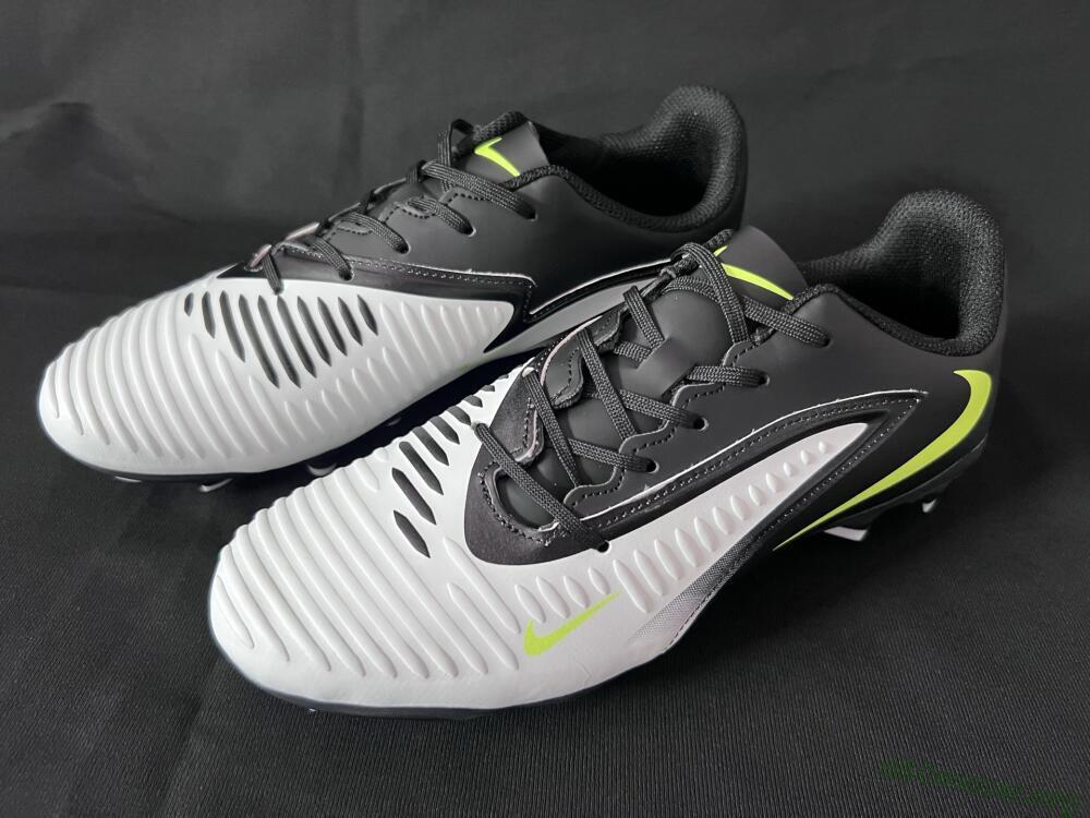 Nike Phantom 6 Elite Low FG Football Boots - White/Black/Yellow