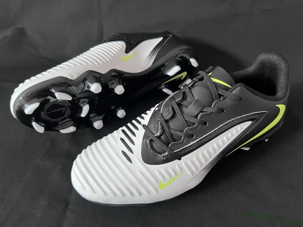 Nike Phantom 6 Elite Low FG Football Boots - White/Black/Yellow