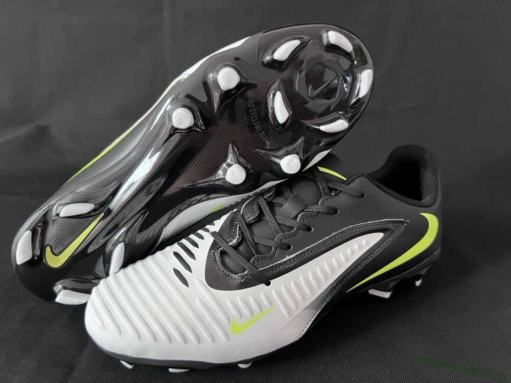 Nike Phantom 6 Elite Low FG Football Boots - White/Black/Yellow