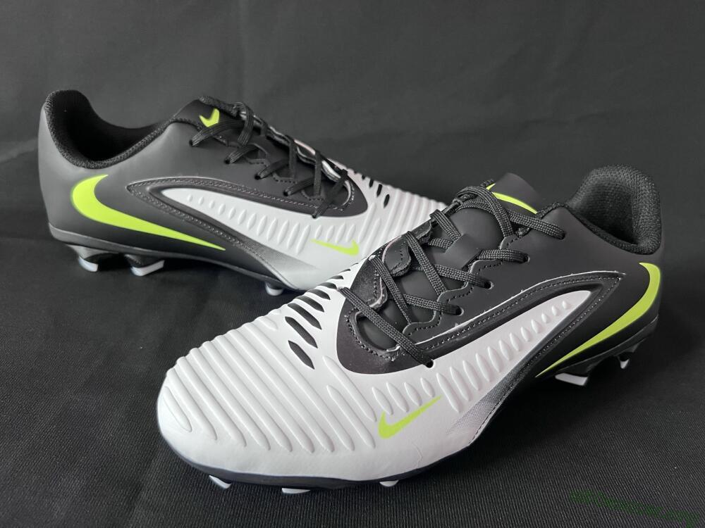Nike Phantom 6 Elite Low FG Football Boots - White/Black/Yellow