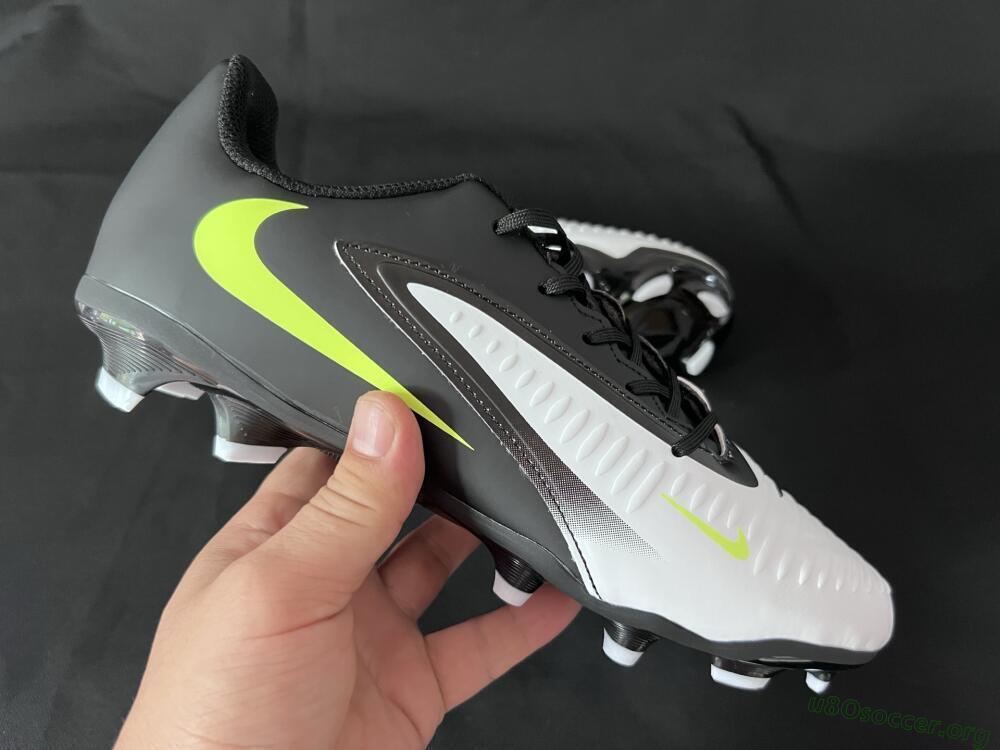 Nike Phantom 6 Elite Low FG Football Boots - White/Black/Yellow