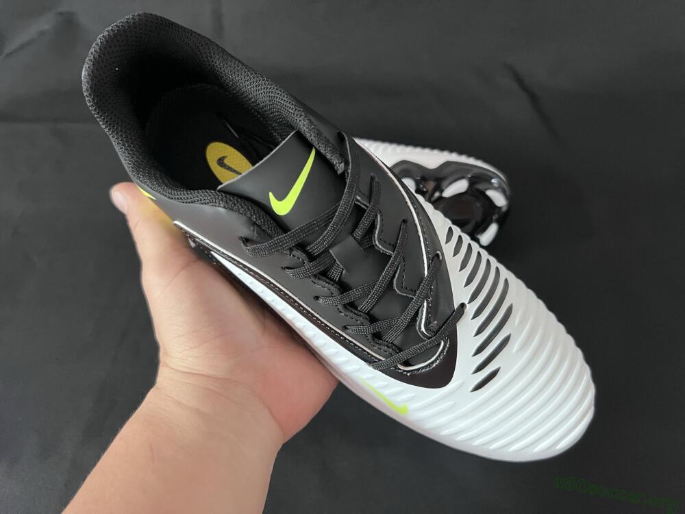 Nike Phantom 6 Elite Low FG Football Boots - White/Black/Yellow