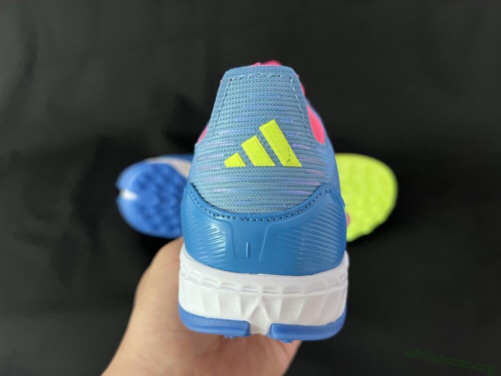 Adidas F50 Elite TF Football Shoes - Blue/Pink/Yellow