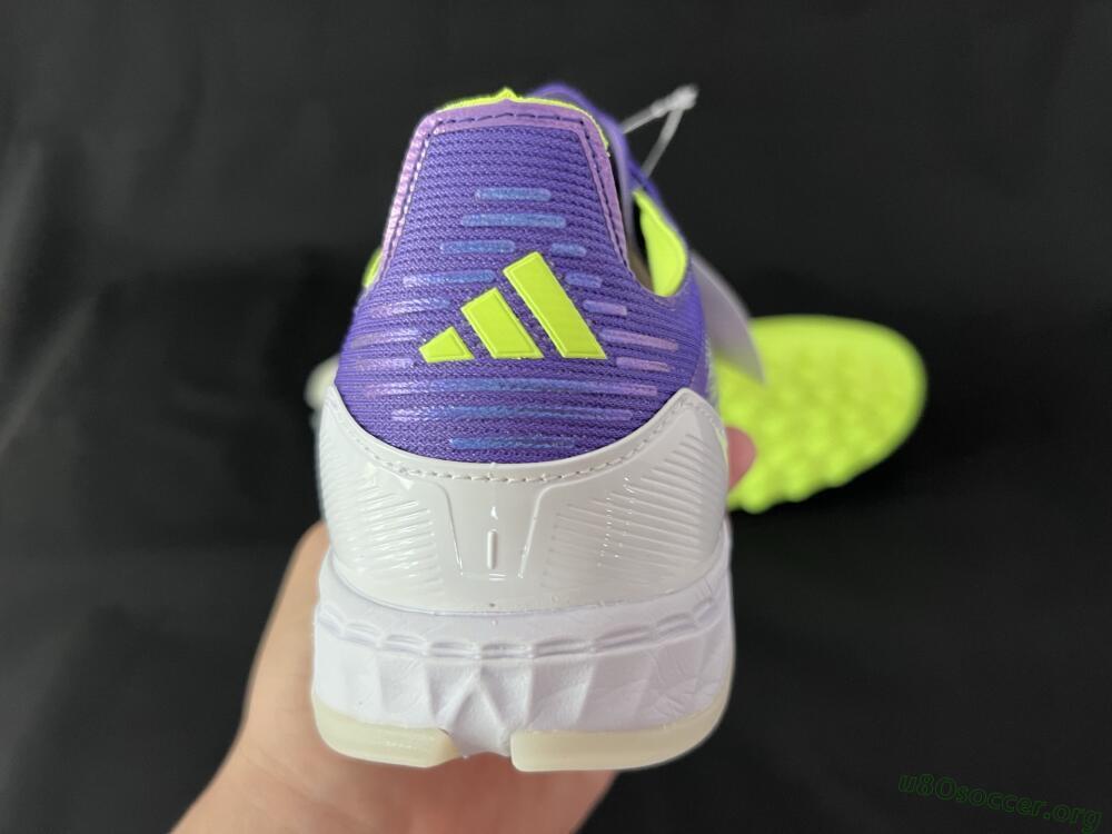 Adidas F50 Pro TF Football Shoes - Purple/White/Yellow