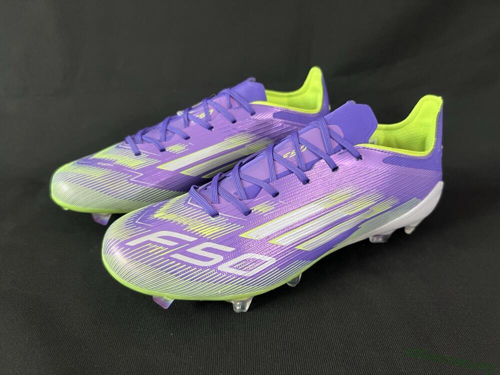 Adidas F50+ Elite FG Football Boots - Blue/Yellow/Silver