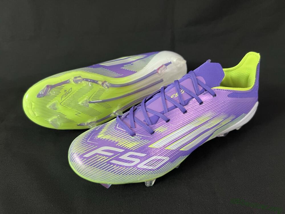 Adidas F50+ Elite FG Football Boots - Blue/Yellow/Silver