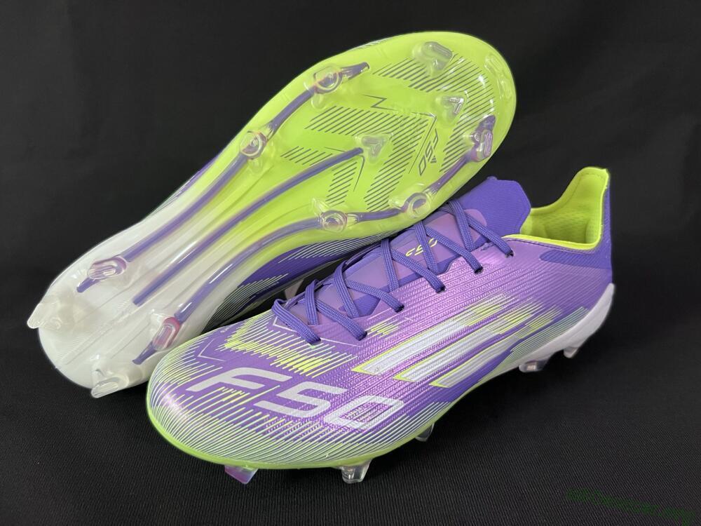 Adidas F50+ Elite FG Football Boots - Blue/Yellow/Silver