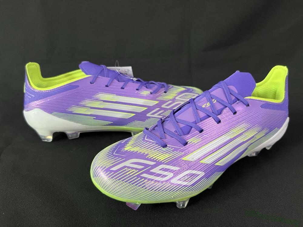 Adidas F50+ Elite FG Football Boots - Blue/Yellow/Silver
