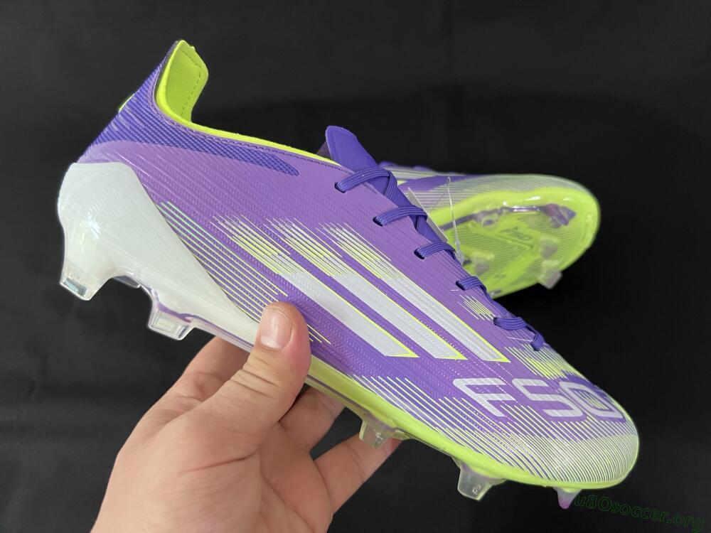 Adidas F50+ Elite FG Football Boots - Blue/Yellow/Silver