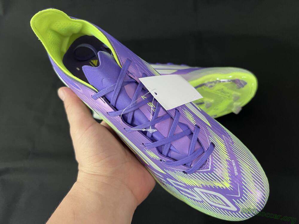 Adidas F50+ Elite FG Football Boots - Blue/Yellow/Silver